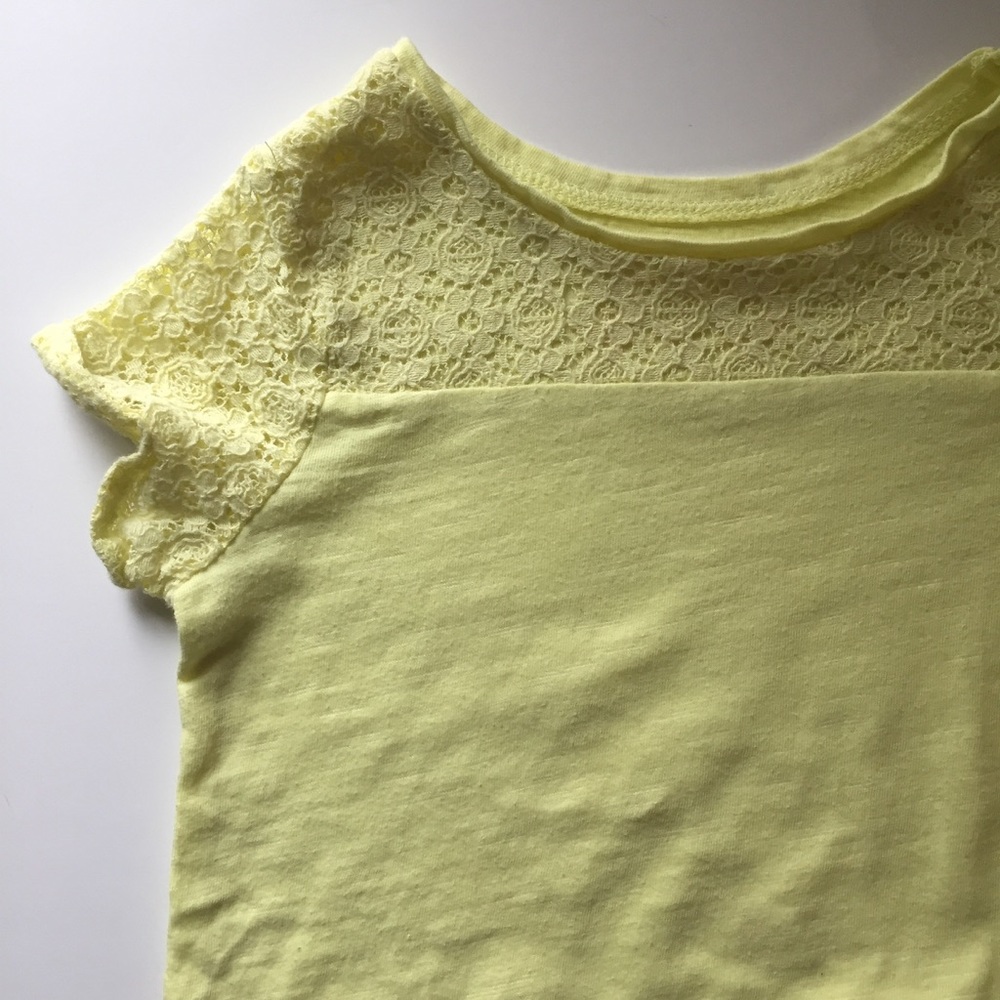 Yellow tee